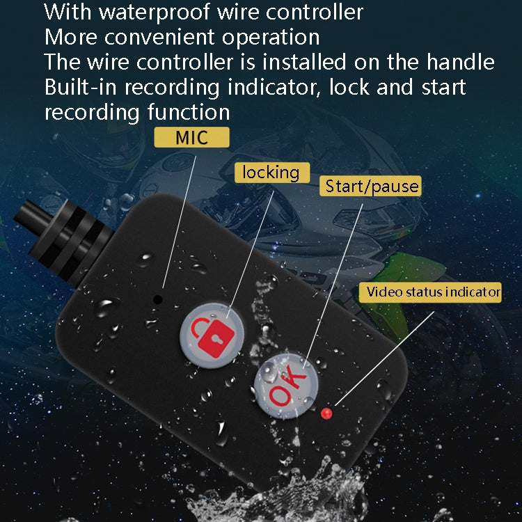 MT35B 1080P Waterproof HD Motorcycle Driving Recorder Mobile Phone Interconnection Locomotive Recorder, MT35B MT35B 1080P Waterproof HD Motorcycle Driving Recorder Mobile Phone Interconnection Locomotive Recorder, MT35B